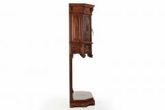 French Gothic Revival Carved Walnut Cupboard circa 1880 - 4803174