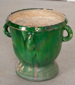 French Green Glazed Pot - 1667441