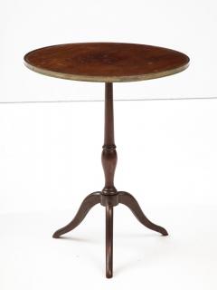 French Gueridon Round Pedestal Side Table 1940s - 2844895