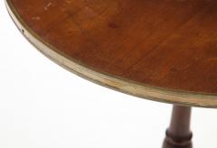 French Gueridon Round Pedestal Side Table 1940s - 2844898