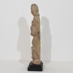 French Hand Carved Oak Statue Of Saint John The Evangelist Circa 1550 1650 - 4485950