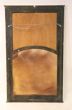 French Hand Painted Gilt Decorated Trumeau Mirror - 3329266