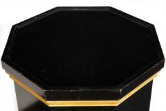 French Hollywood Regency Ebonized Pedestal Column style of Maison Jansen - 4502686