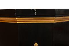 French Hollywood Regency Ebonized Pedestal Column style of Maison Jansen - 4502690