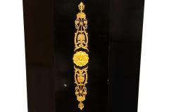 French Hollywood Regency Ebonized Pedestal Column style of Maison Jansen - 4502691