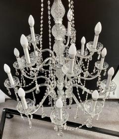 French Hollywood Regency Style Crystal Chandelier 15 Arms - 3343817