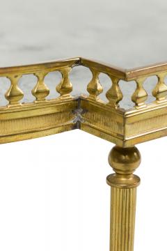 French Hollywood Regency Style Smoked Glass Coffee Table - 4653200