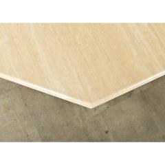 French Hollywood Regency Travertine Coffee Table - 3954800