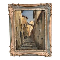 French Impressionist Oil Painting of Le Sud Ouest Village - 4264778