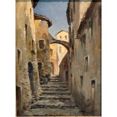 French Impressionist Oil Painting of Le Sud Ouest Village - 4264829