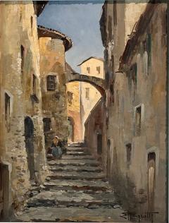 French Impressionist Oil Painting of Le Sud Ouest Village - 4267314