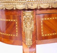 French Inlaid Gallery Top Kidney Shaped Writing Desk Table - 2786572