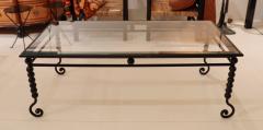 French Iron Coffee Table circa 1950 - 4382129