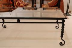 French Iron Coffee Table circa 1950 - 4382130