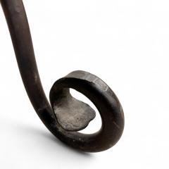 French Iron and Parquet Wood Dining Table - 4421513