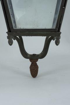 French Iron and Tole Glass Paneled Lantern - 2722304