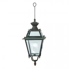 French Iron and Tole Glass Paneled Lantern - 2722633