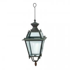 French Iron and Tole Glass Paneled Lantern - 2722634