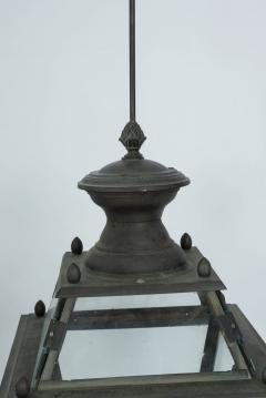 French Iron and Tole Glass Paneled Lantern - 2722636