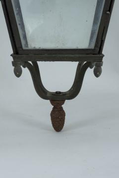 French Iron and Tole Glass Paneled Lantern - 2722639