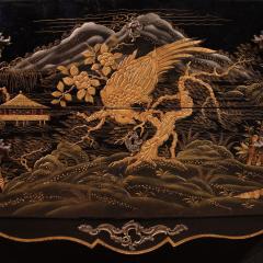 French Lacquered Chinoiserie Commode with Marble Top - 4194202