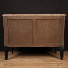French Lacquered Chinoiserie Commode with Marble Top - 4194203
