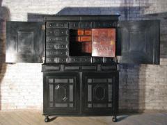 French Late 17th Century Louis XIV Ebonized Cabinet with Fitted Interior - 630597