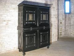 French Late 17th Century Louis XIV Ebonized Cabinet with Fitted Interior - 630598