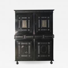 French Late 17th Century Louis XIV Ebonized Cabinet with Fitted Interior - 631632