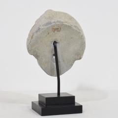 French Late 18th Century Neoclassical Grey Marble Angel Head - 4119758