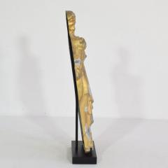 French Late 19th Century Neo Gothic Gilded Metal Saint Statuethic Saint - 4111607