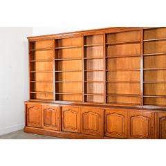 French Late 19th Century Oak Corner Bookcase - 4431303