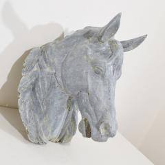 French Late 19th Century Zinc Horse Head Trade Sign - 4478450