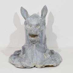 French Late 19th Century Zinc Horse Head Trade Sign - 4478452