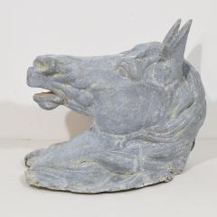 French Late 19th Century Zinc Horse Head Trade Sign - 4478454