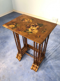 French Liberty Art Nouveau Coffee Table gigognes 1910 - 2599752