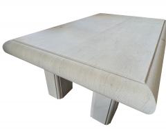 French Limestone Rectangular Low Coffee Table - 3477465