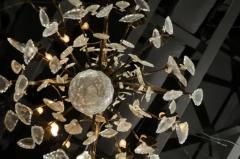 French Louis Philippe Period 10 Light Crystal Chandelier with Gilt Armature - 3422595