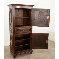 French Louis XIII Style Carved Oak Homme Debout - 2996045