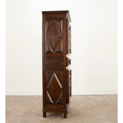 French Louis XIII Style Carved Oak Homme Debout - 2996072