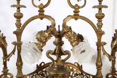 French Louis XIV Style Gilt Bronze Chandelier - 2372480