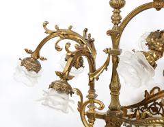 French Louis XIV Style Gilt Bronze Chandelier - 2372485