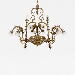 French Louis XIV Style Gilt Bronze Chandelier - 2378894
