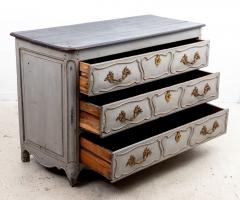 French Louis XIV Style Gray Painted Commode Late 19th Century - 3217204