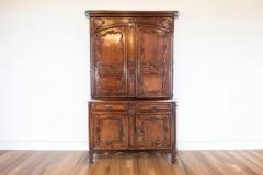 French Louis XV 18th Century Cherry Buffet Deux Corps from the Loire Valley - 3722304