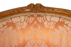 French Louis XV Beechwood Duchesse Brisee Chaise by P Remy ca 1765 - 4550803