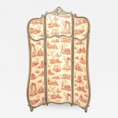 French Louis XV Bleached 3 Fold Screen - 1393931