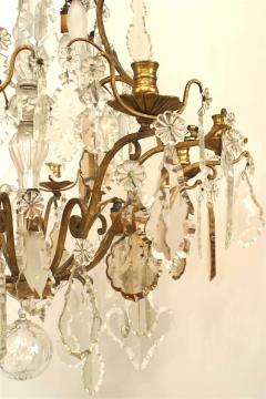 French Louis XV Bronze and Crystal Chandeliers - 1380006