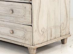 French Louis XV Commode Later Gray Paint 19th Century - 3195148