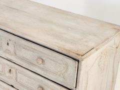 French Louis XV Commode Later Gray Paint 19th Century - 3195154